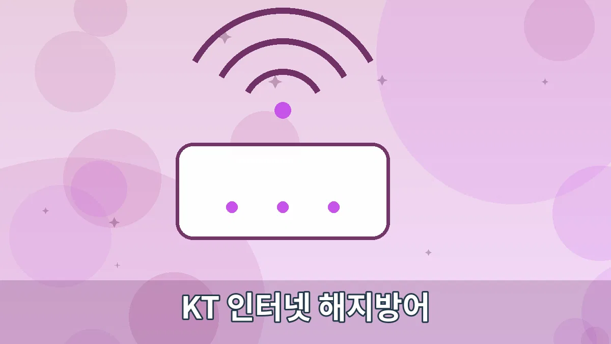 KT 인터넷 해지방어 안내 이미지 3